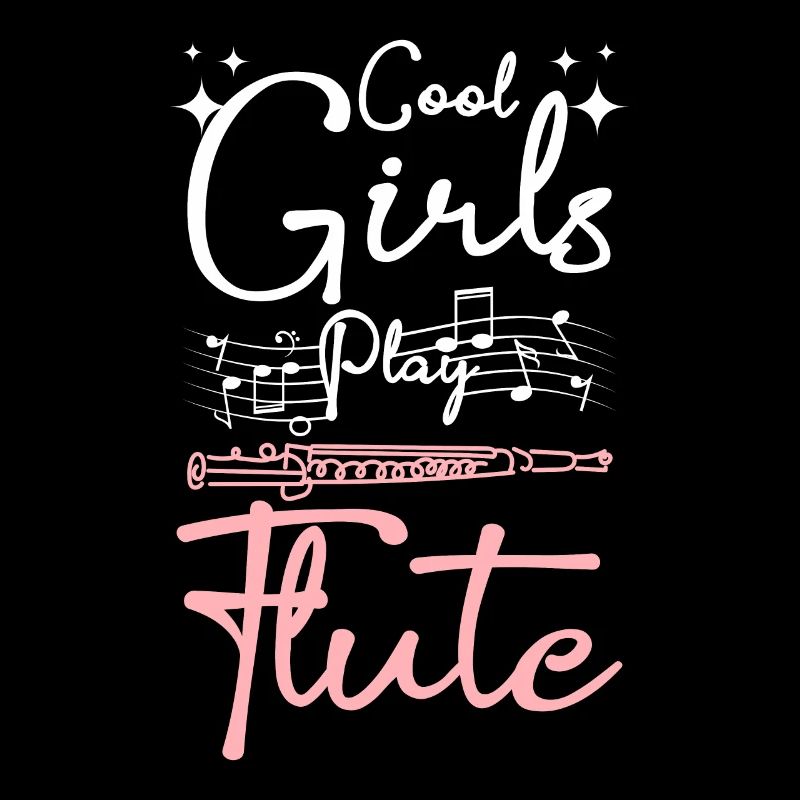 Des filles cool jouent de la flûte