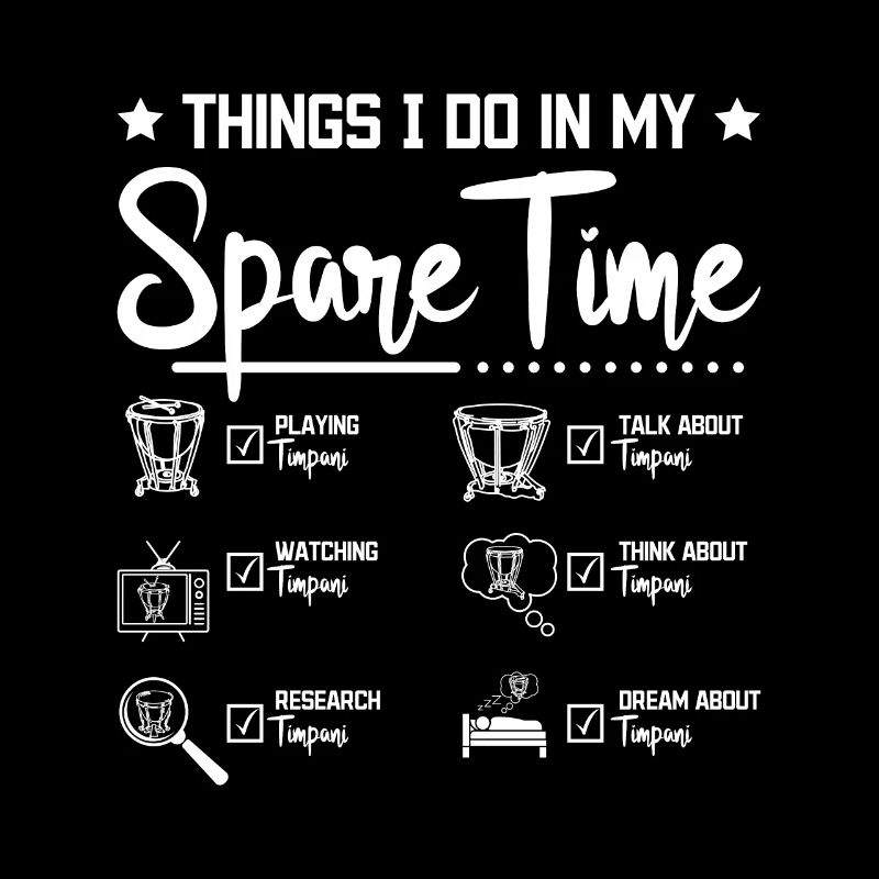 Things I do in my spare time playing Timpani