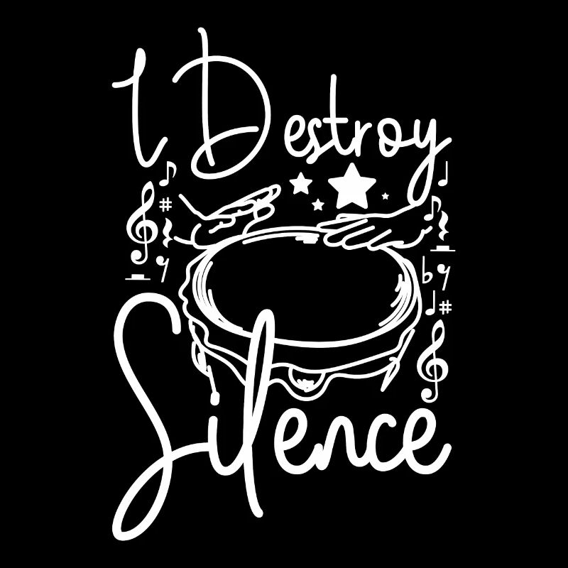 I destroy silence Conga player