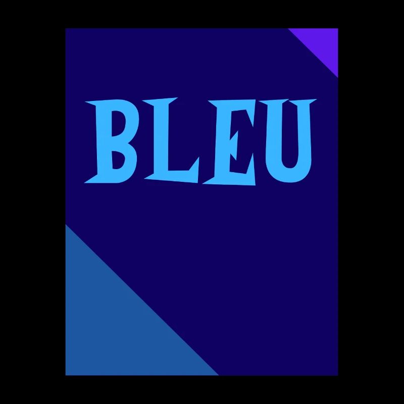 BLEU Tableau Rectangle Triangles
