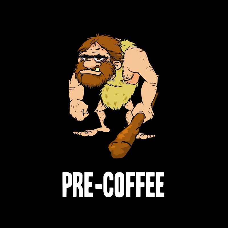 Neanderthal Caveman Coffee design for Men