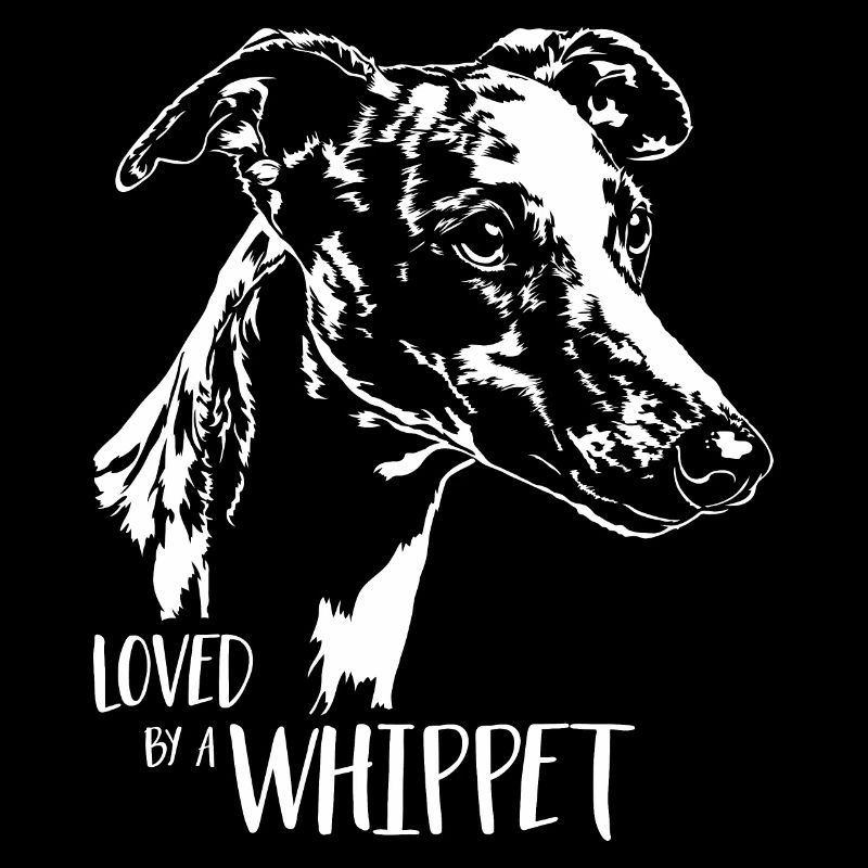 Loved by a Whippet Dog Saying Dogs Wilsigns