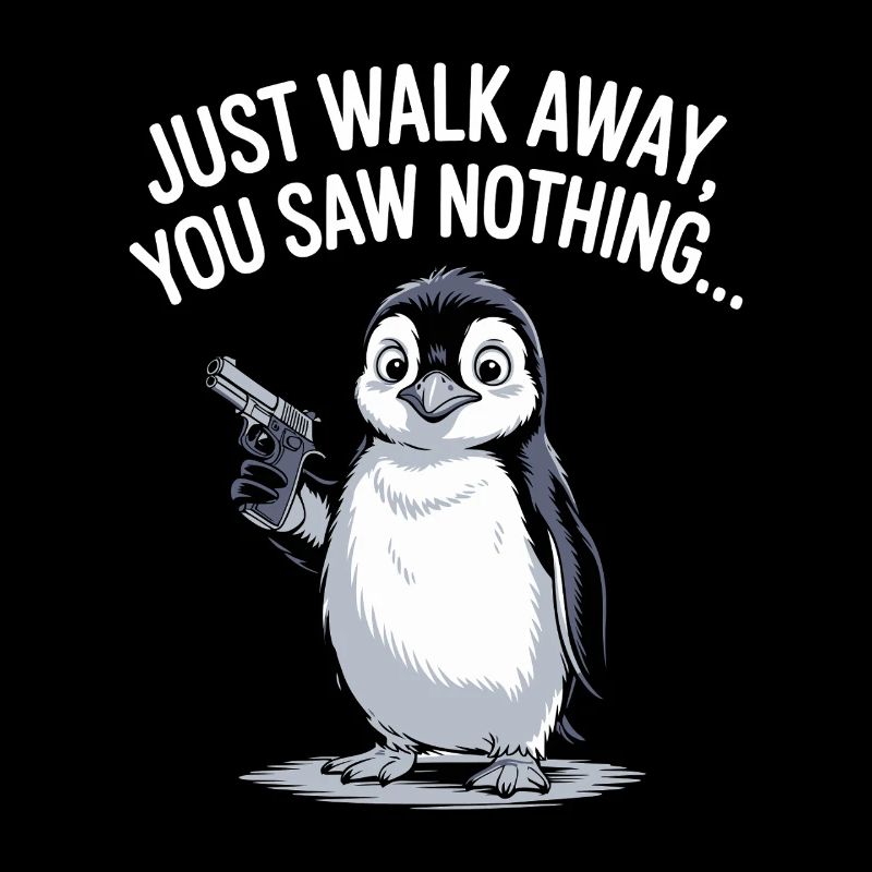 Pistolet pingouin Éloignez-vous, vous n’avez rien vu