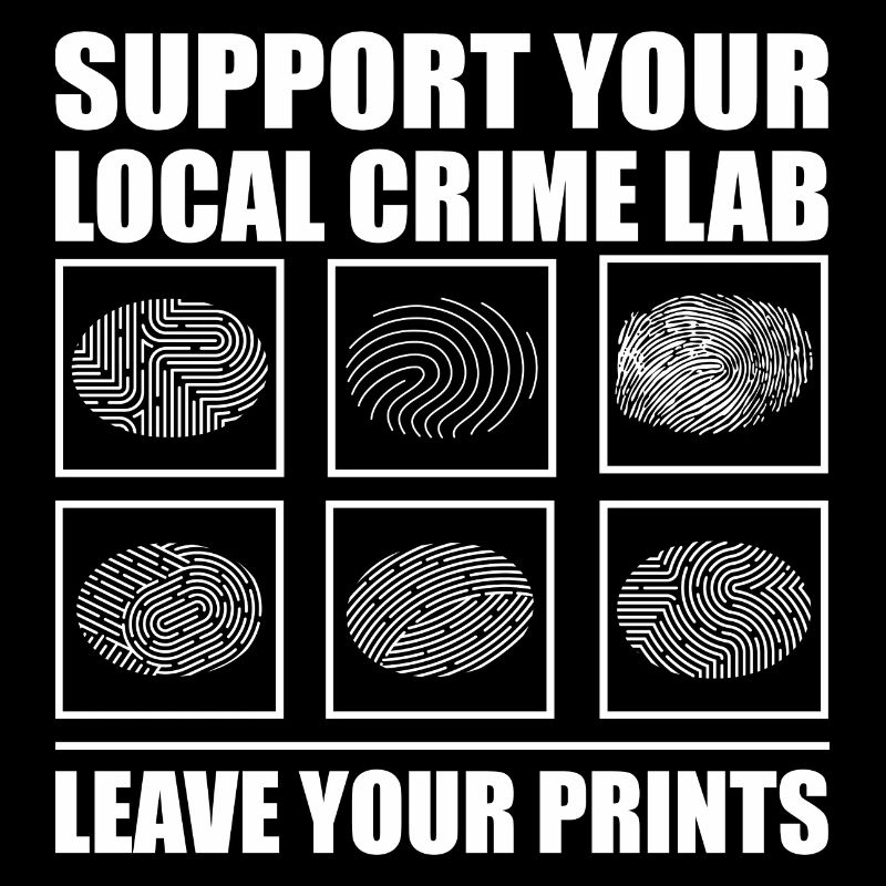 Forensic Scientist Leave Your Fingerprints