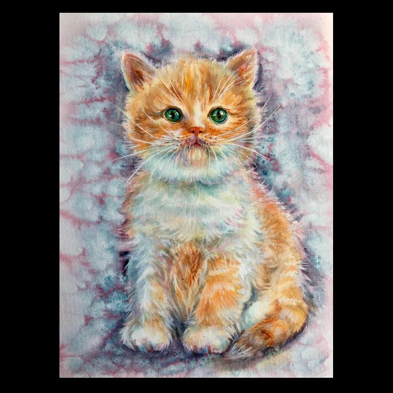 Petit chaton. Mastic.