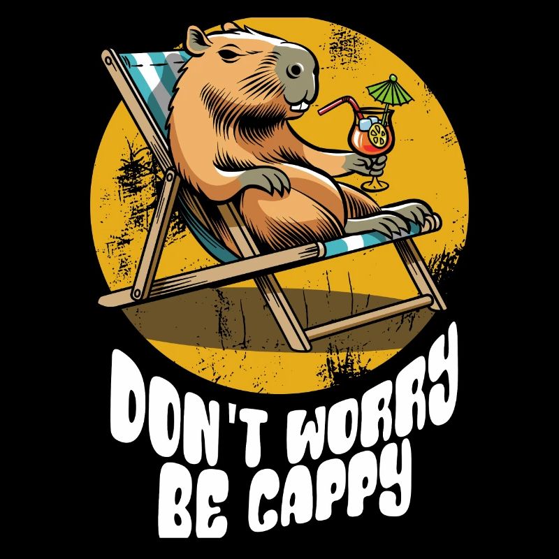 Don't worry be Cappy - Capybara - Holiday