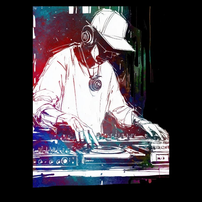 DJ music console