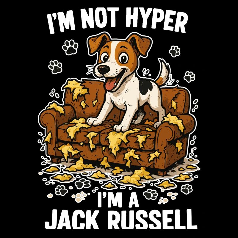Jack Russell Terrier Funny Hyperactive Gift