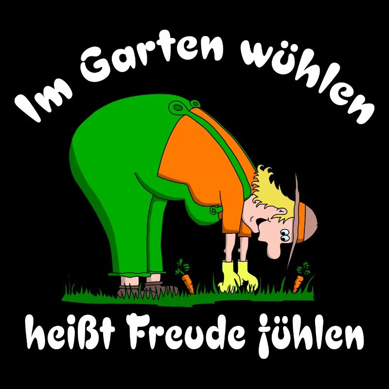 Hobbygärtner liebt Gartenarbeit