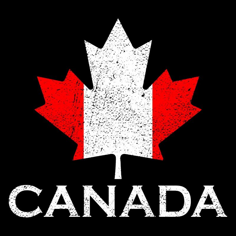 Canada Maple Leaf Flag Vintage