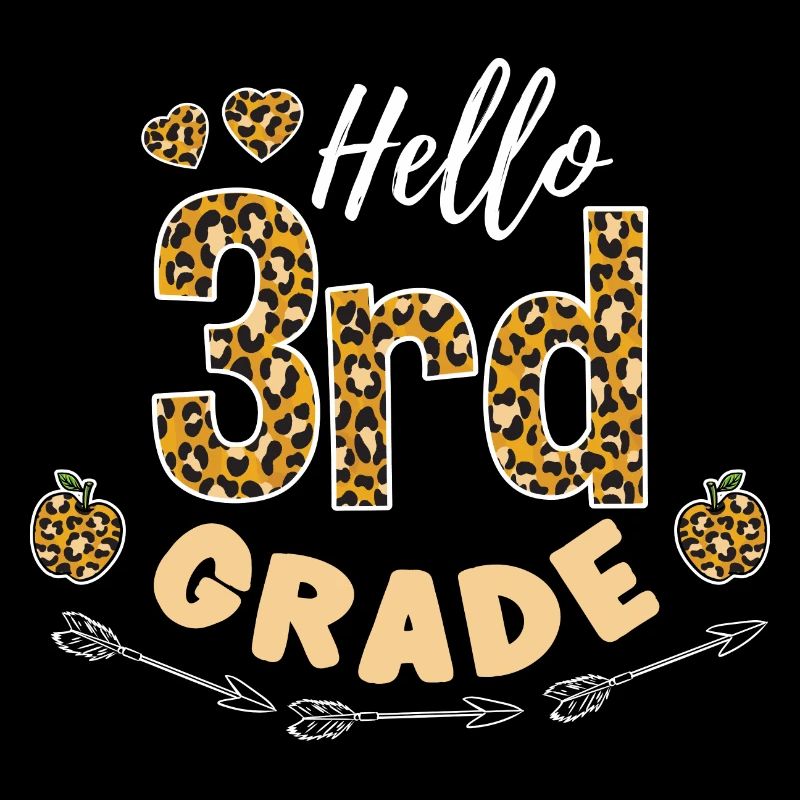Hello 3rd Grade Leopard Teacher
