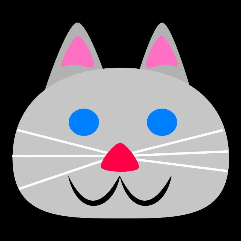 Süßes Katzengesicht