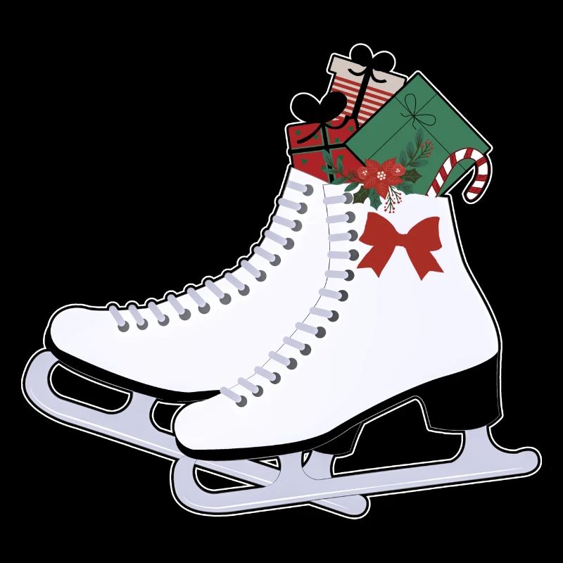 Patins à glace Noël