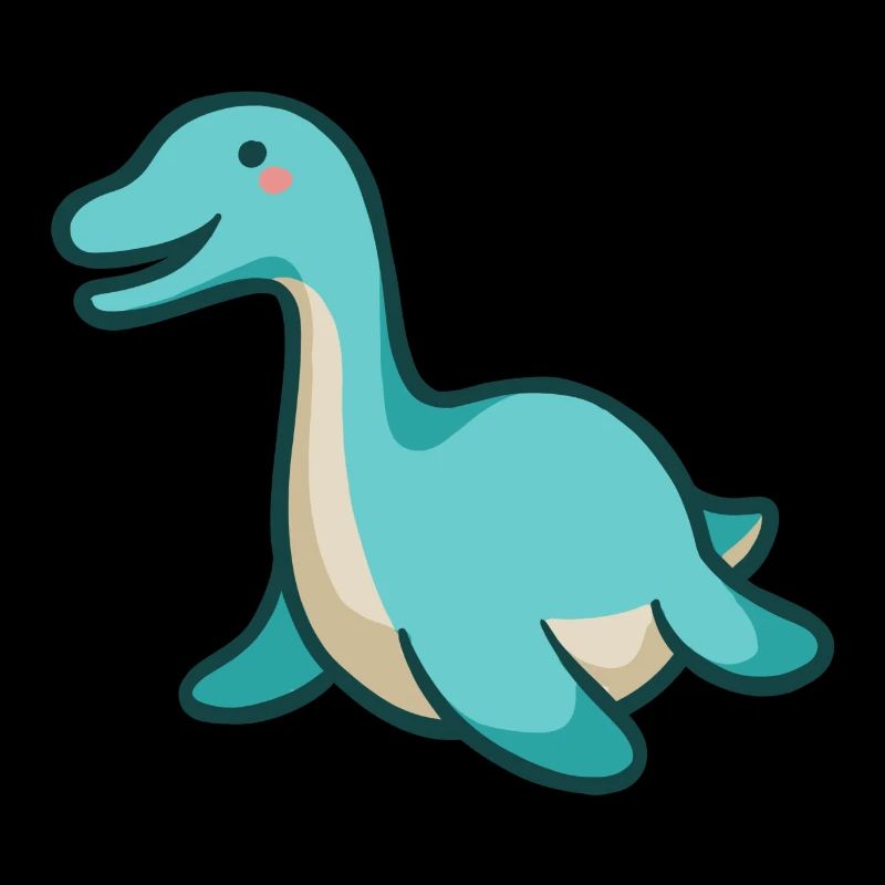 hugadino Plesiosaurus, Dino, süßer Dinosaurier