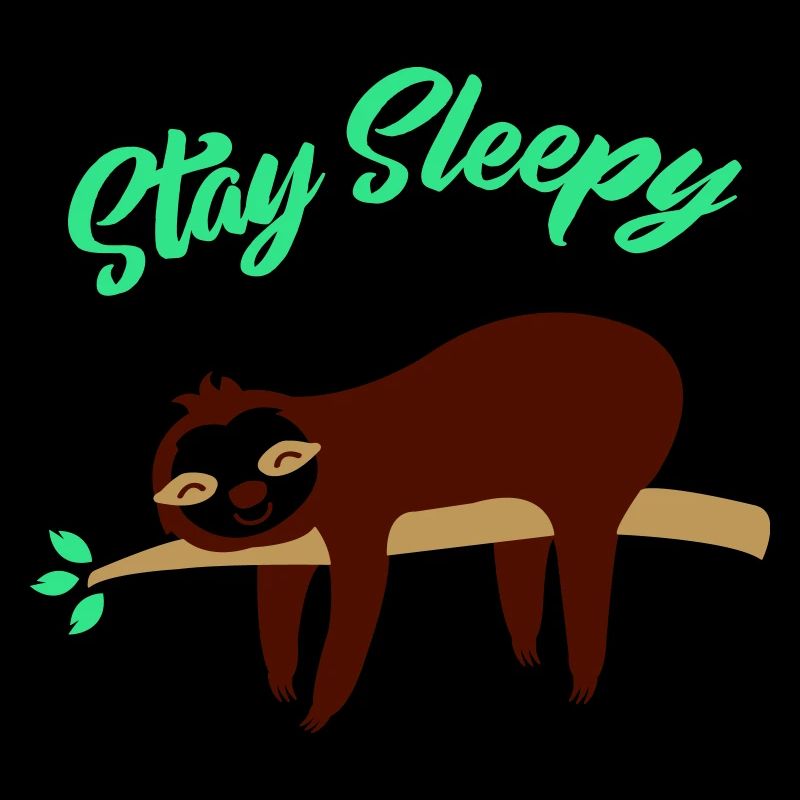 Sloth Stay Sleepy 01