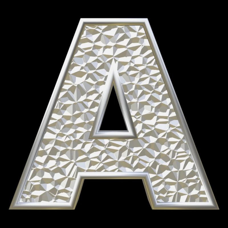 A, letter, letter A, initial, initial A, monogram,
