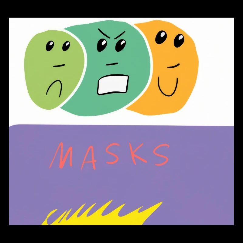Autistic Art - Masks