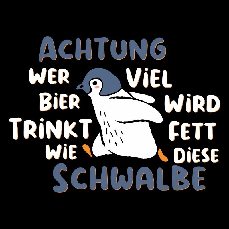 Pinguin Witziger Spruch Geschenk