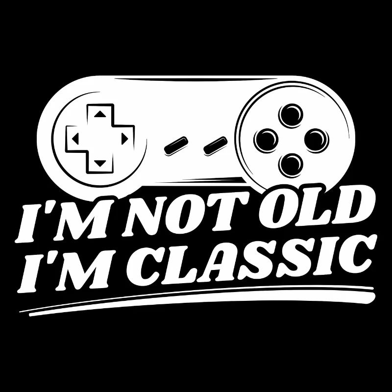 Video Games Spruch Classic Zocken