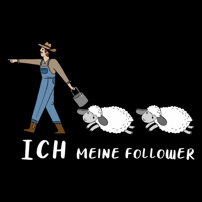 Schafe Hirte Follower Geschenk Schäfer Schafbock