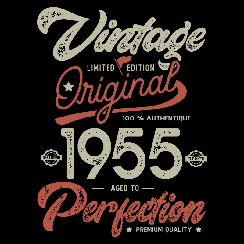 1955 Vintage Geburtstag Geboren 1955