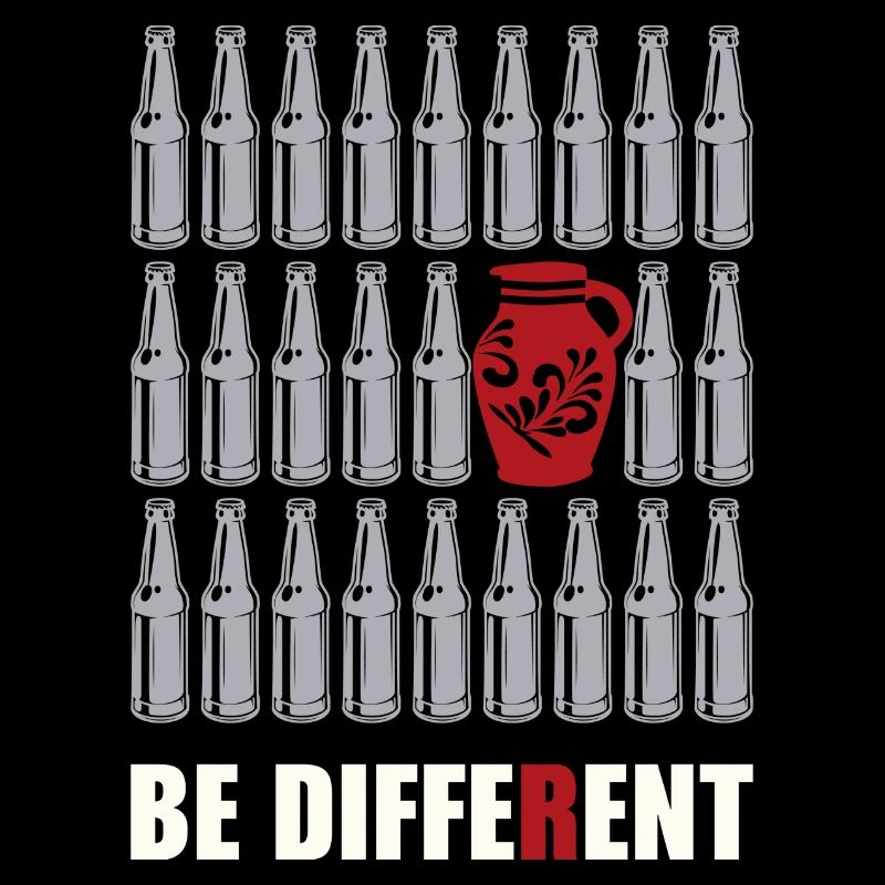 Be different Geschenk Hessisch Hessen Appelwoi