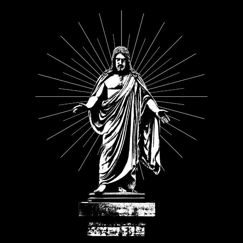 Jésus-Christ / Représentation en blanc