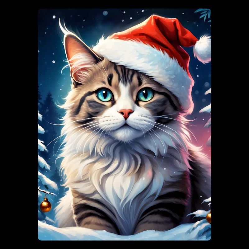 Winterlandschaft Katze 3.1