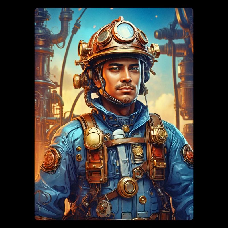 Steampunk Firefighter Man 1.5
