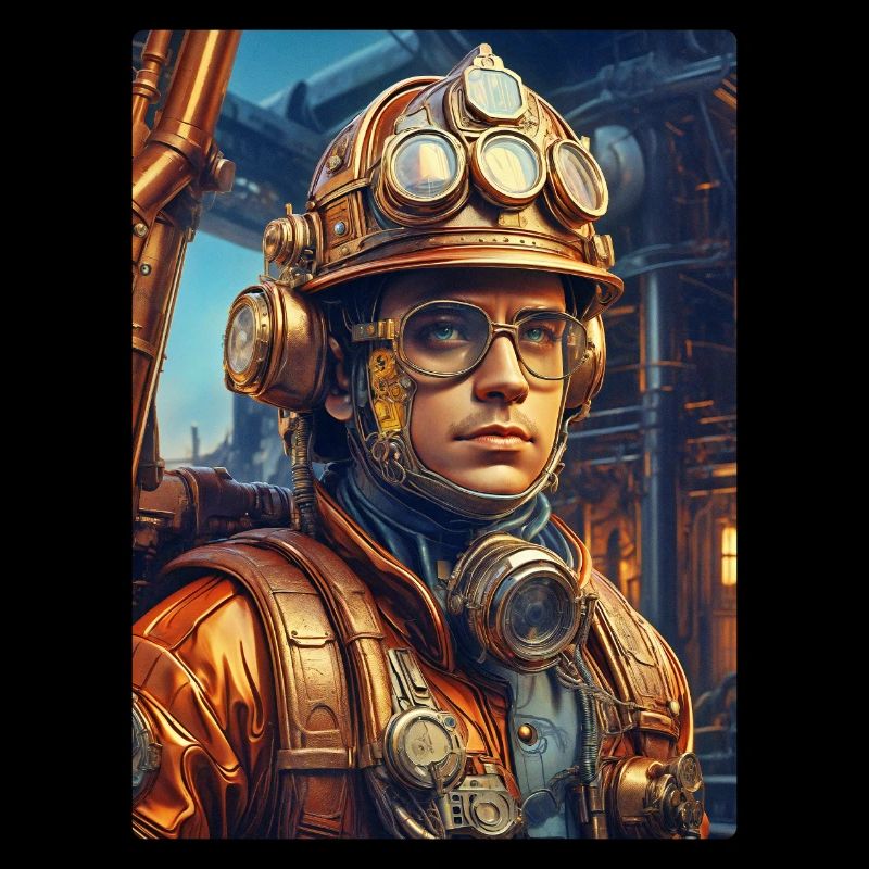 Steampunk Firefighter Man 1.34