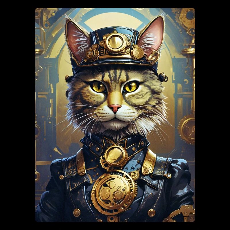 Steampunk Katze 1.8