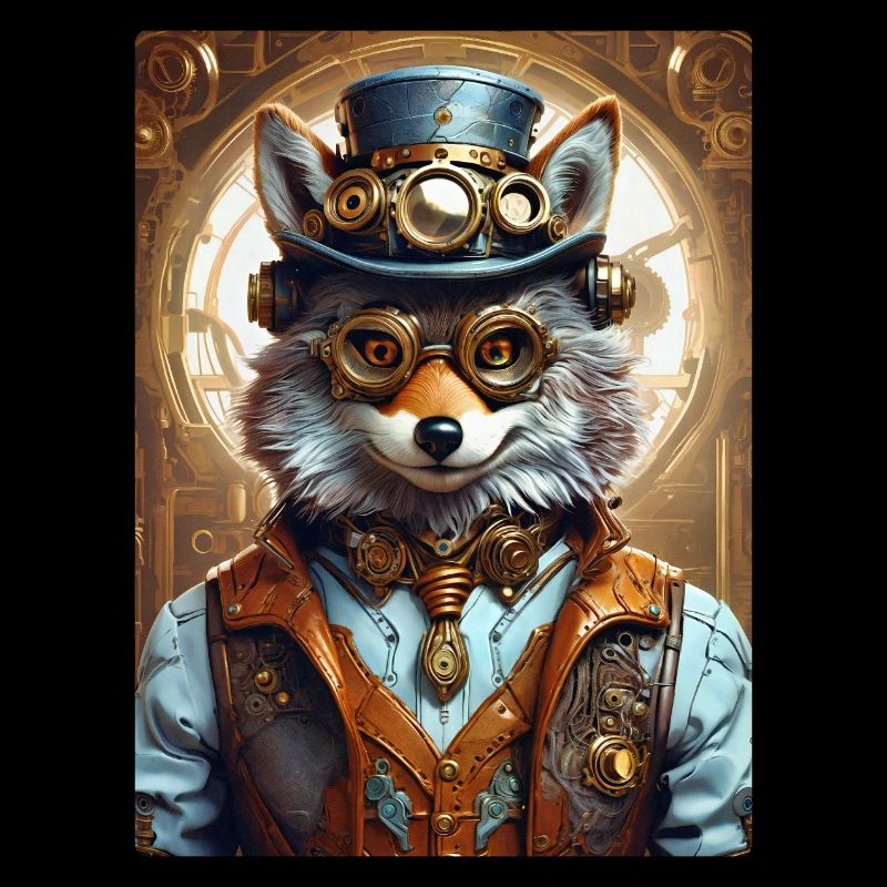 Steampunk Wolf 1.5