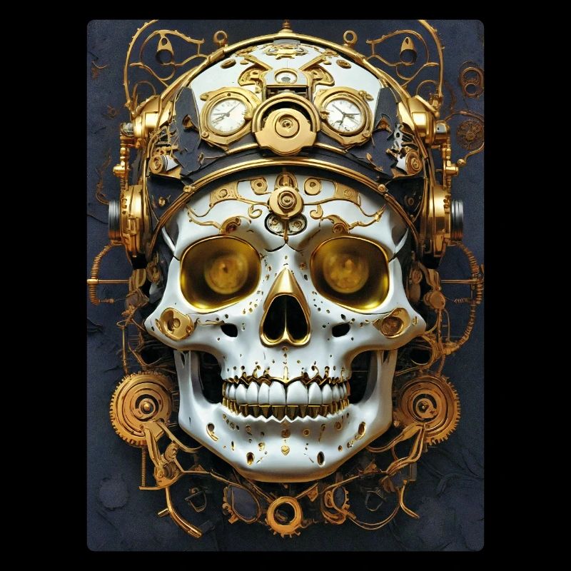 Crâne Steampunk 1.13