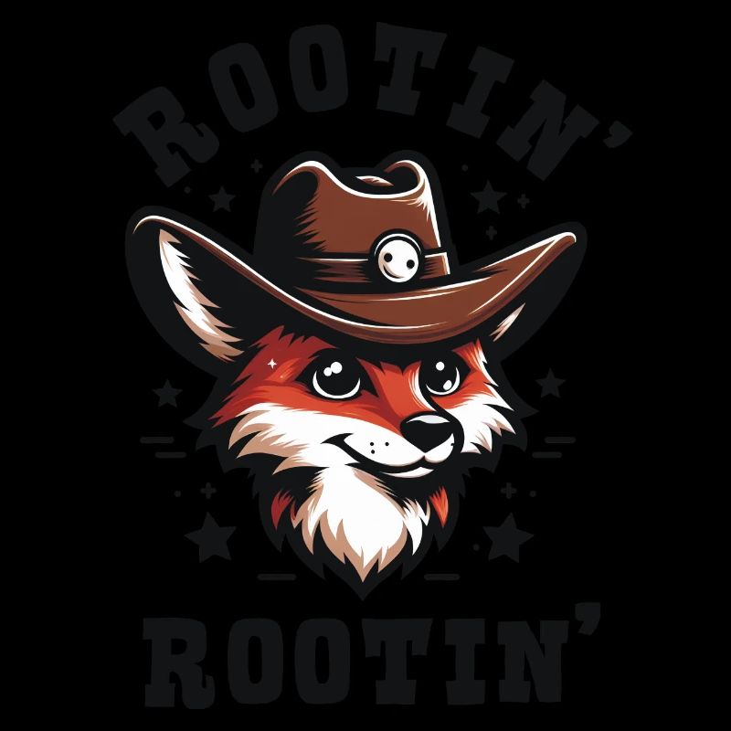 Fox Cowboy Funny Animals