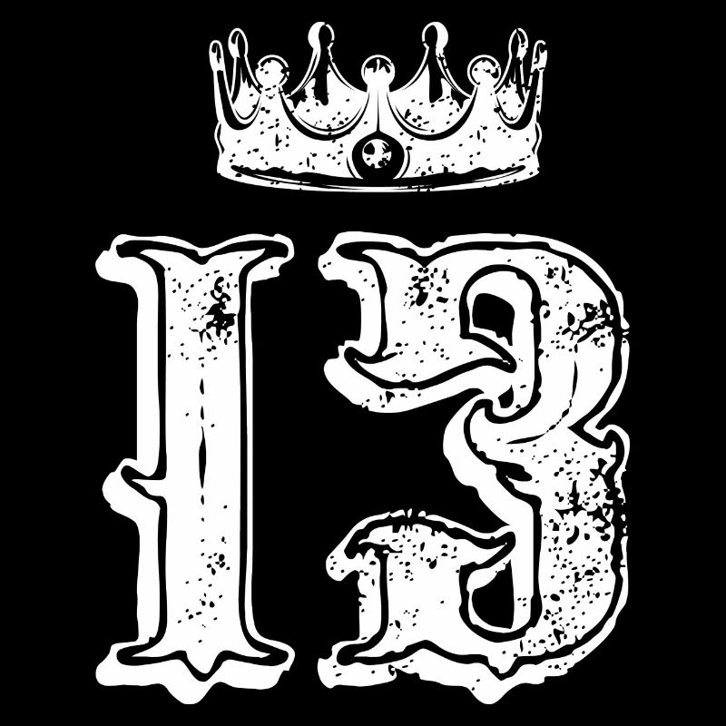 13 Number crown