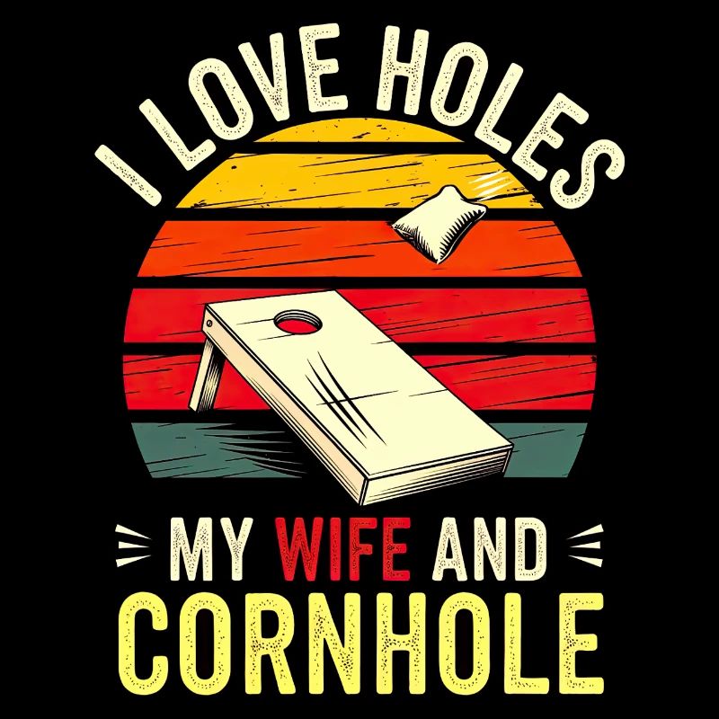 Humor Mann Ehemann Cornhole Spieler