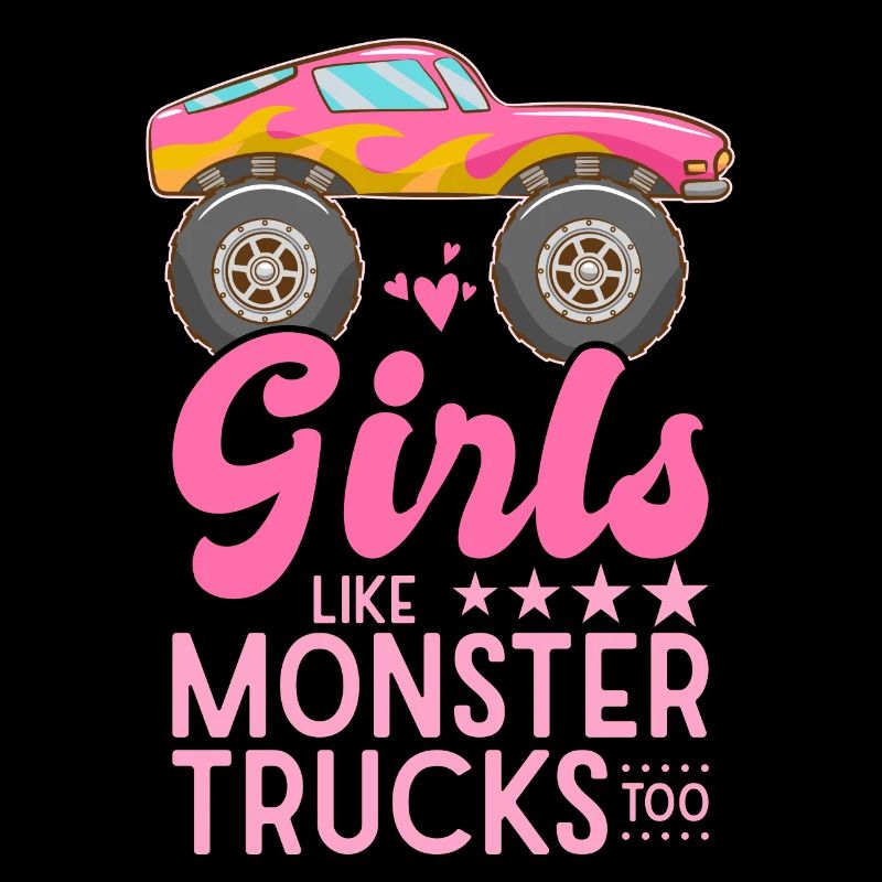 Mädchen Mögen Monstertrucks Auch Mädchen Monster