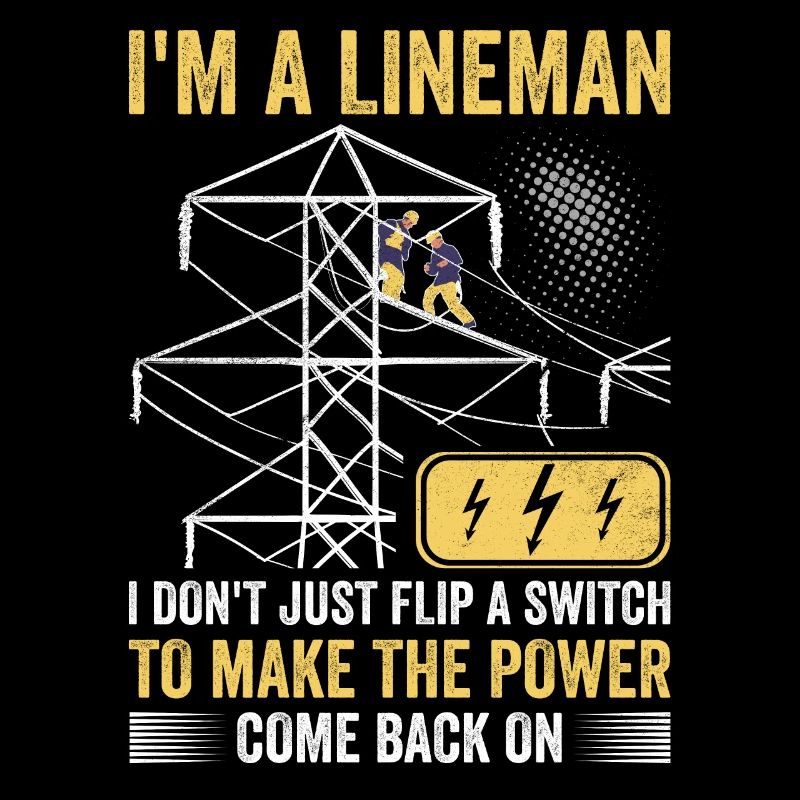 Électricien de lignes électriques