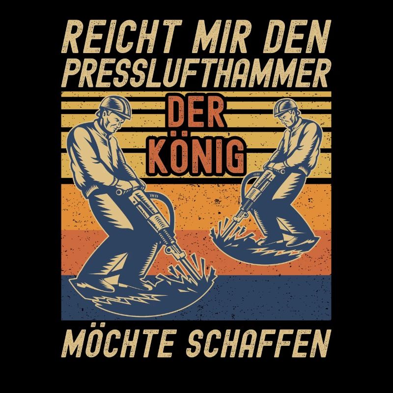 Reicht Mir den Presslufthammer Straßenbauarbeiter