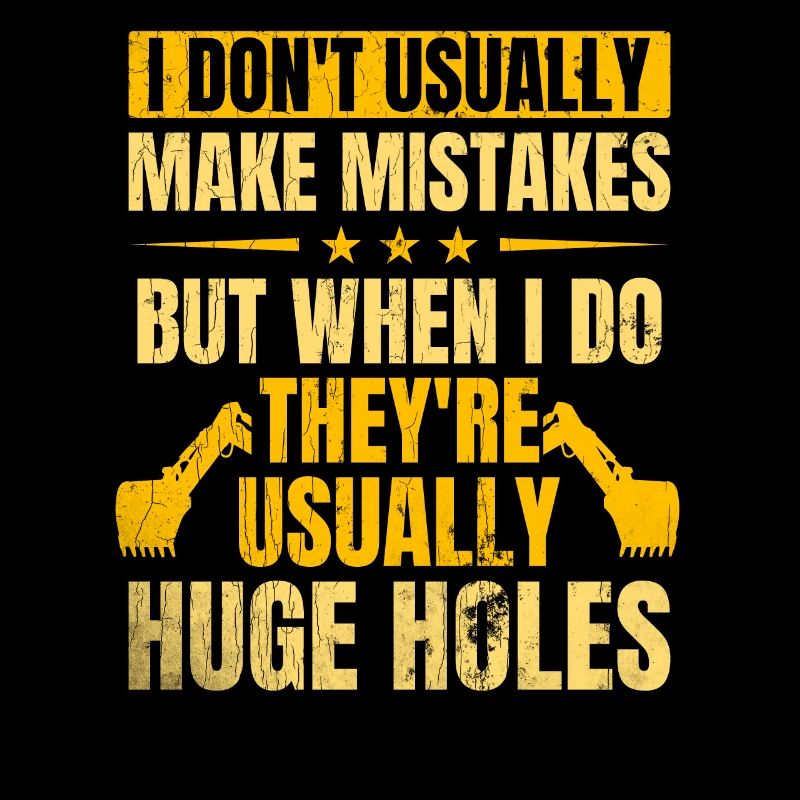 Retro Bagger Spruch Baggerfahrer Baustelle