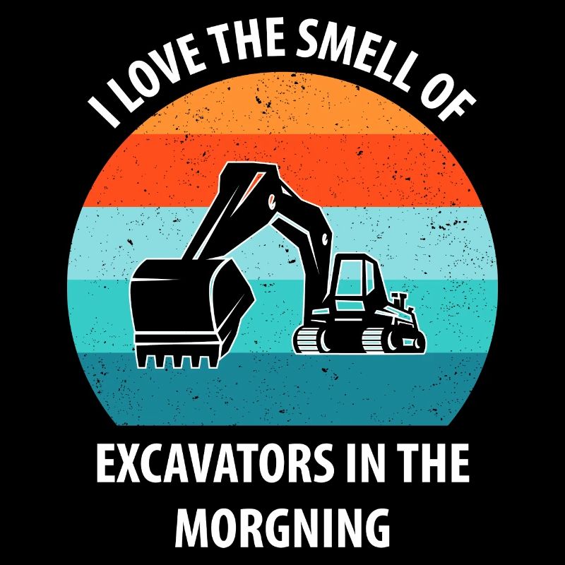 Bagger Baggerfahrer Baggerwagen