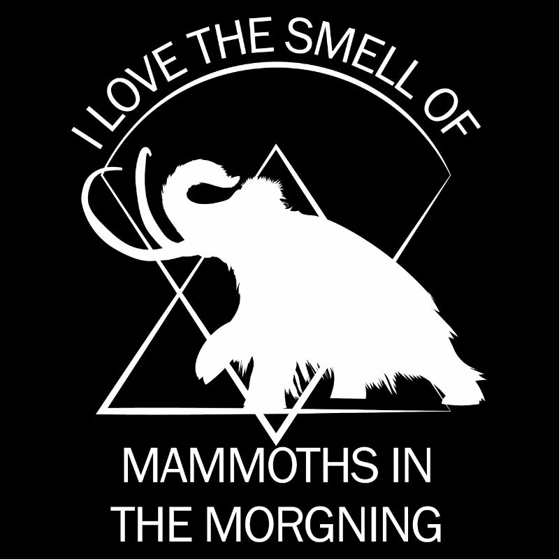 Lustiges Mammut Steinzeit Eiszeit Design Urzeit