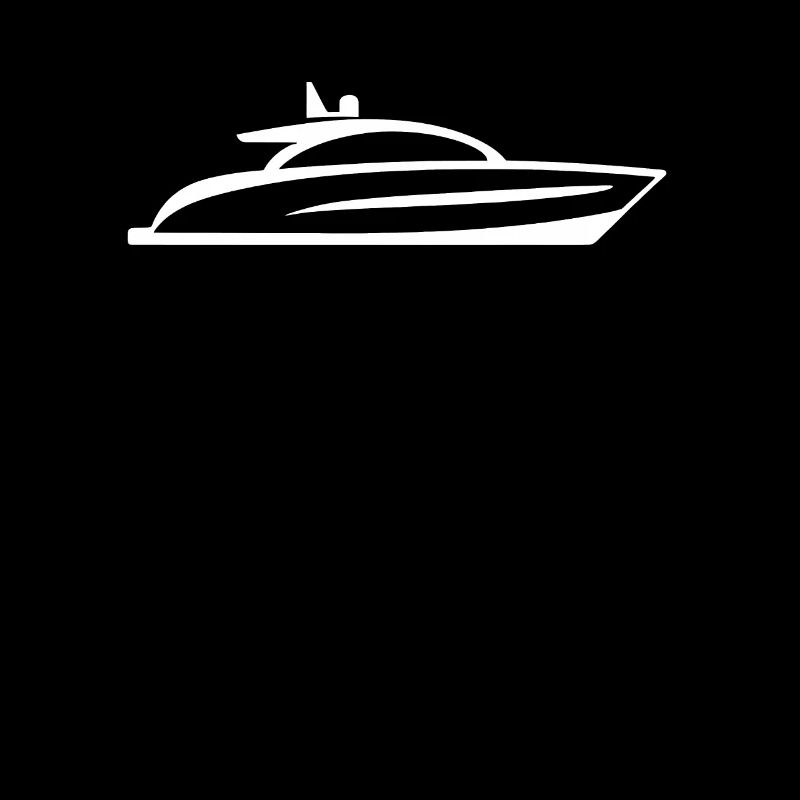 Boot Yacht Silhouette Minimalistisch