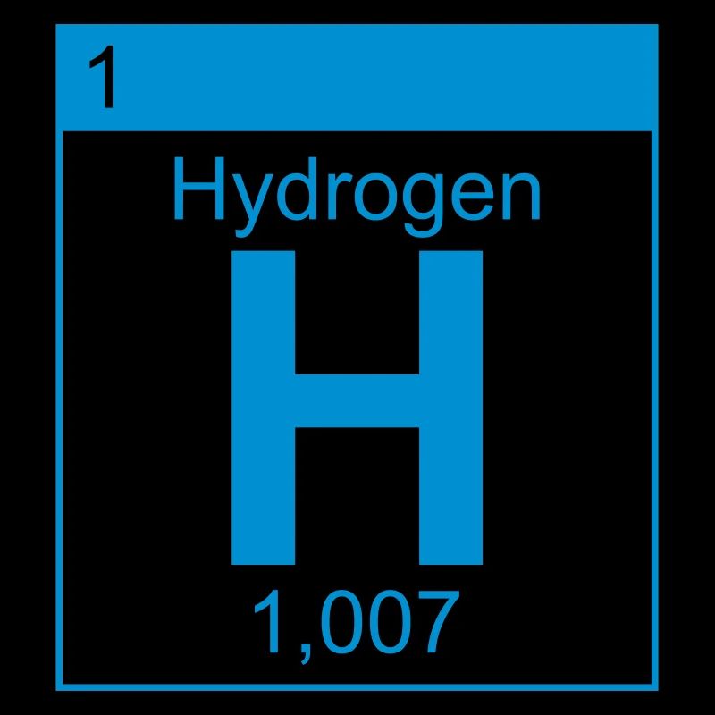 Hydrogène H 1 tableau périodique Éléments hydrogène