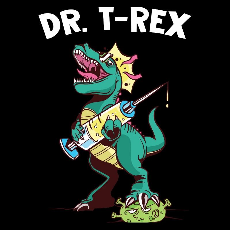 Dr. T-Rex Dinosaurier Impfung Superspreader