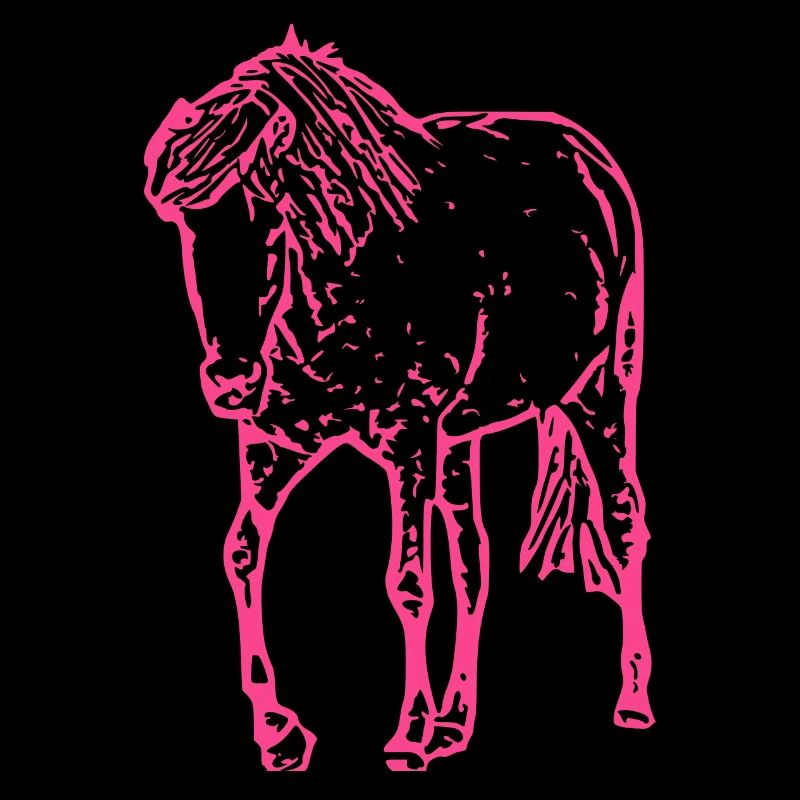 Cheval rose rose