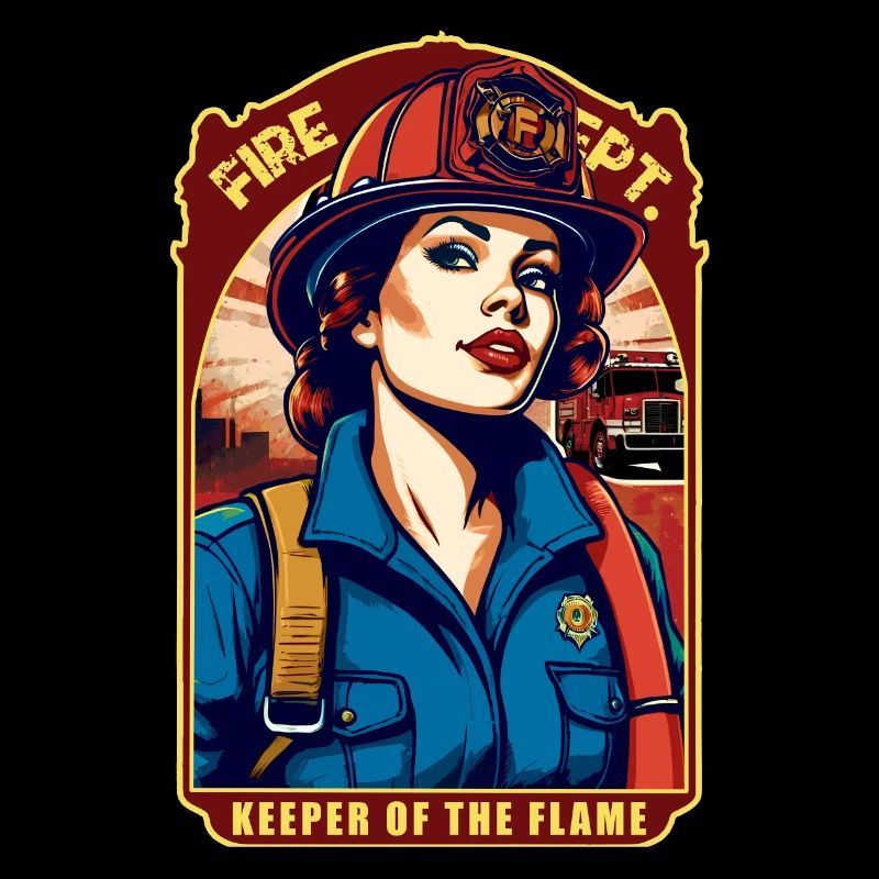 Femme Pompier