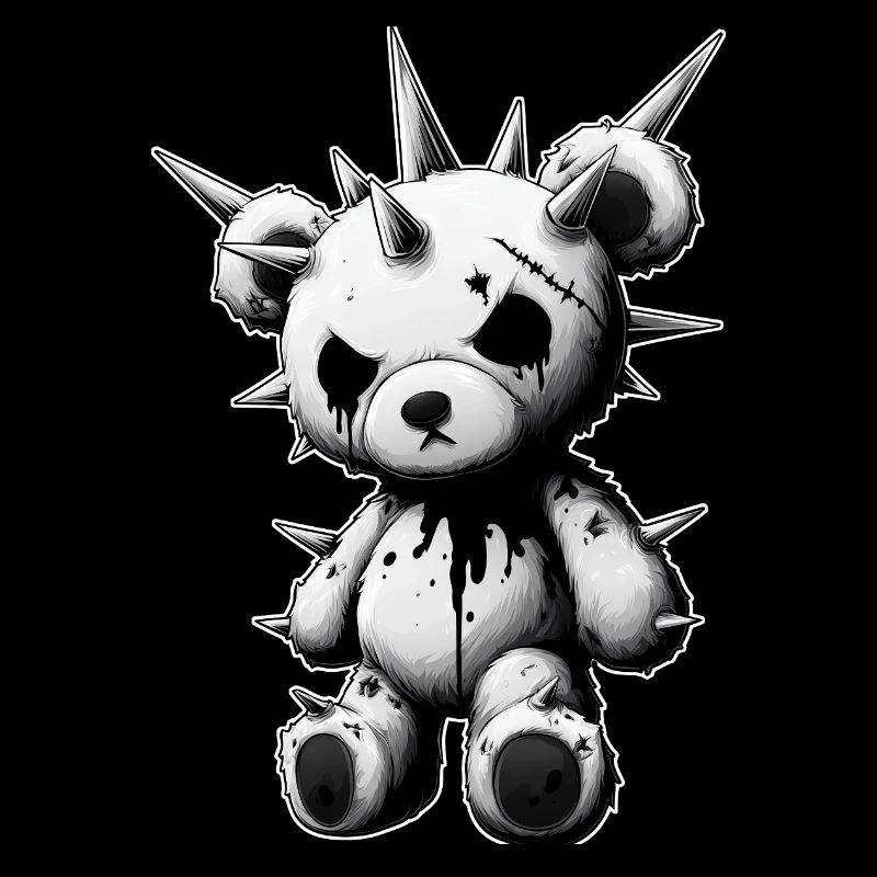 Teddy Gothic à pointes