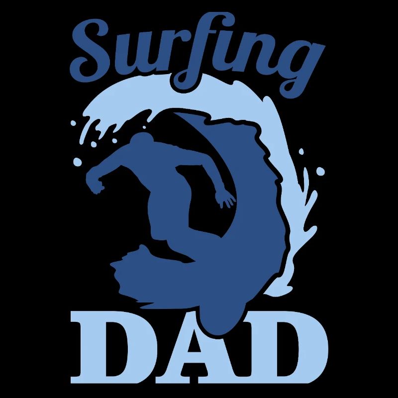 Père surfeur