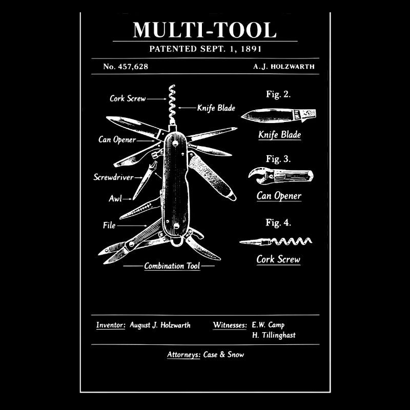 Multi-Tool Blueprint Patent Art